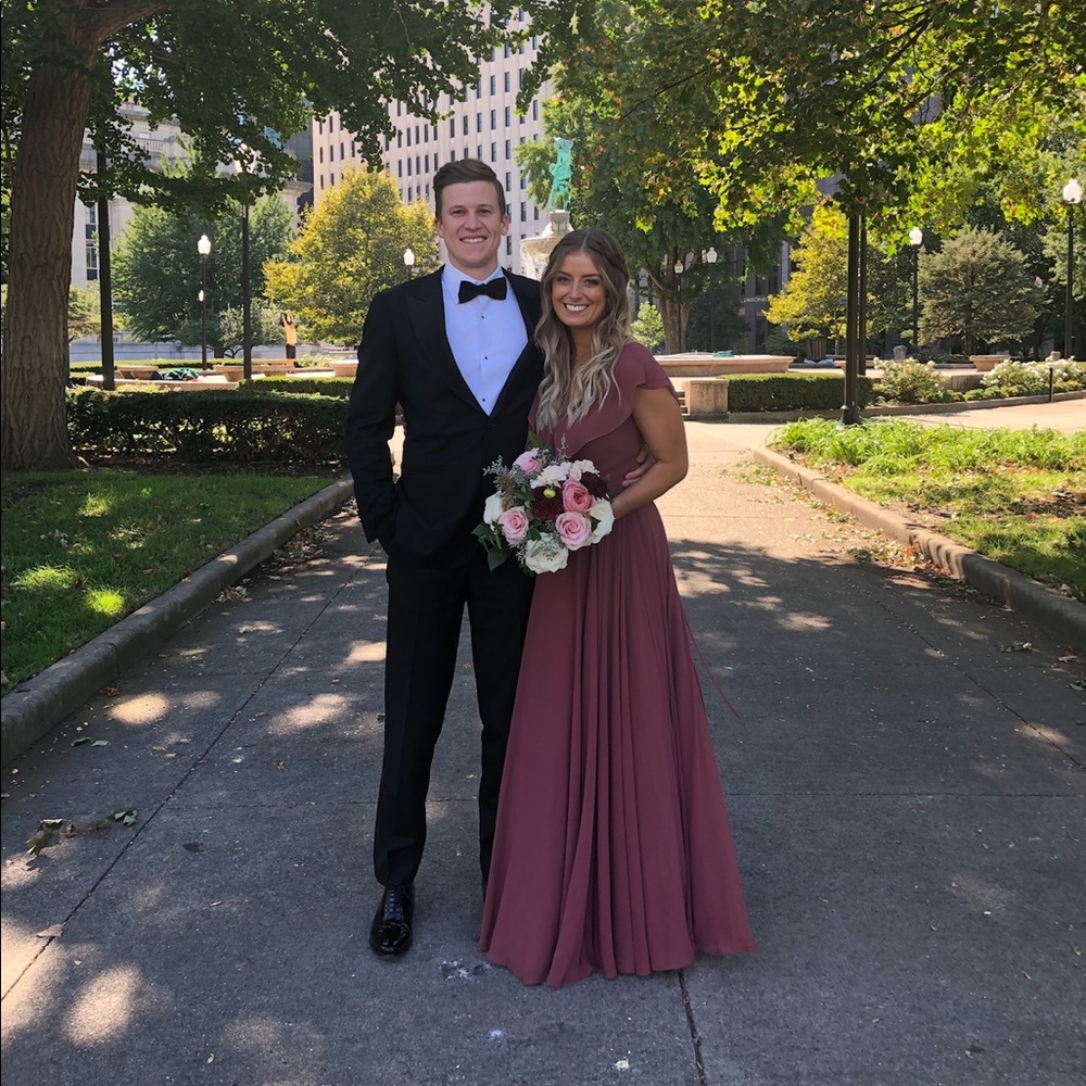 Jenny Yoo Wrap Bridesmaid Dress